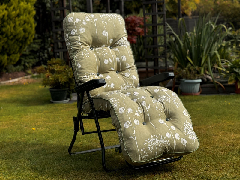 Deluxe Garden Relaxer REPLACEMENT CUSHION ONLY  (pattern options available)