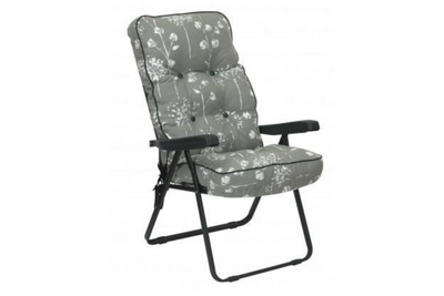 Grey Garden Recliner chair